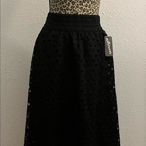 Beautiful open circle fabric full skirt, unusual fabric print.